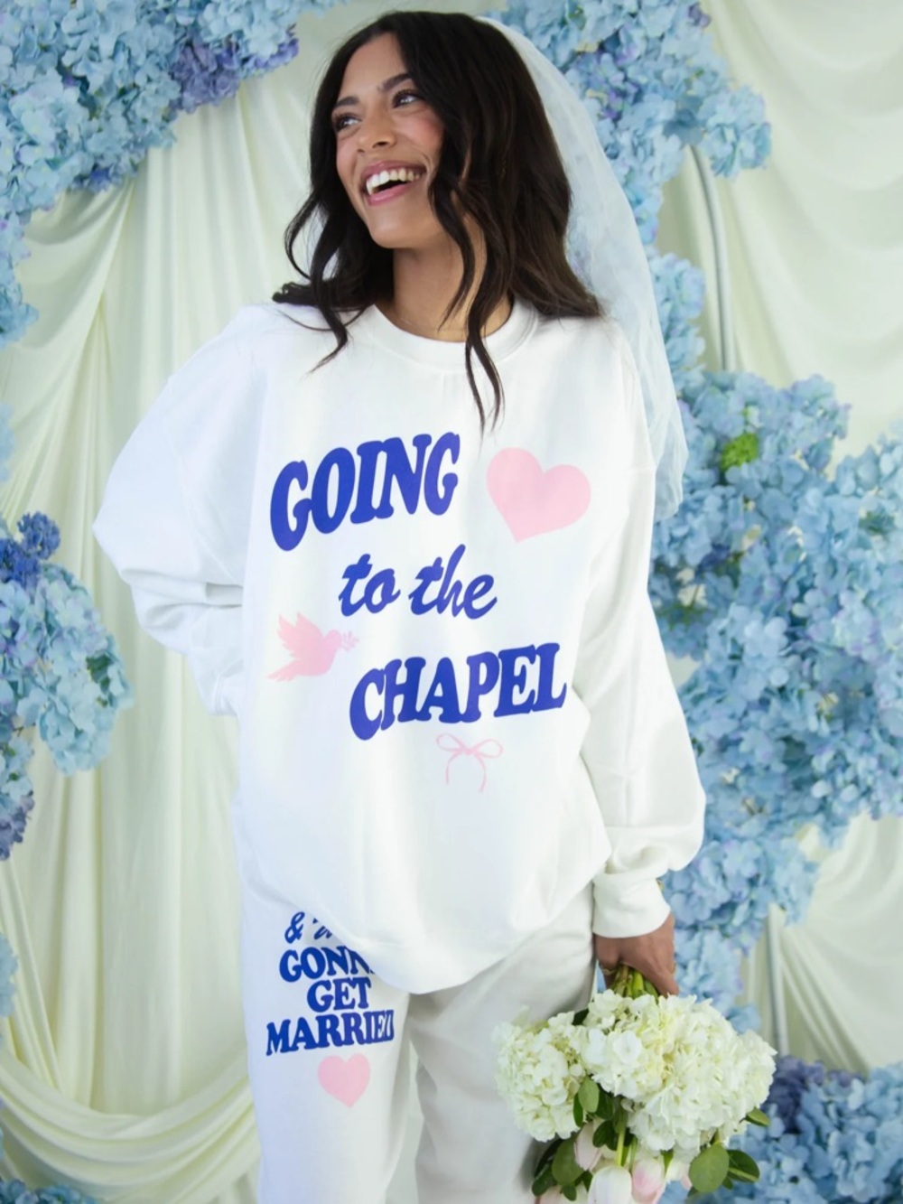 RiffRaff Goin To The Chapel sweat set for bride